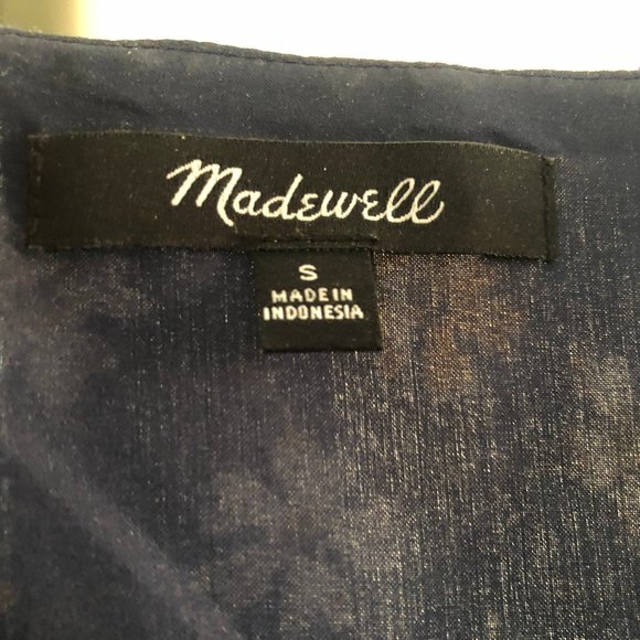 Madewell Velvet-Trimmed Square-Neck Top in Petal Party - Picture 4 of 7